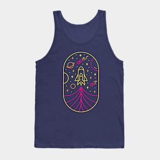 Rocket Journey Into Space 1 Tank Top